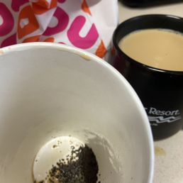 Coffee grounds in my coffee