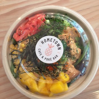Hometown Poké & Bubble Tea - My bowl! - Poke Near Me - Providence, Rhode Island