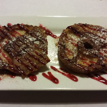 Sunrise Grill - Sunrise Grill's version of the cronut as French Toast with raspberry coulis - American Near Me - Boone, North Carolina Sunrise Grill - Sunrise Grill's version of the cronut as French Toast with raspberry coulis - American Near Me - Boone, North Carolina
