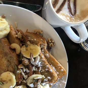 Rooster - Downtown - Banana Nut French Toast - Creperies Near Me - St. Louis, Missouri