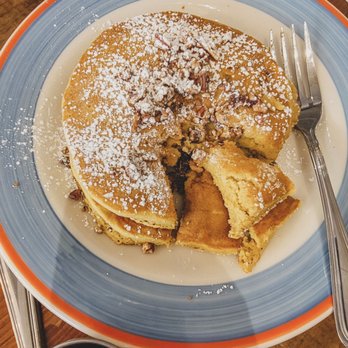 Layered - Sweet Potato Pancakes - Coffee & Tea Near Me - McKinney, Texas