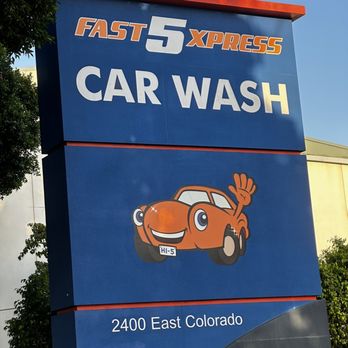 Fast5Xpress Car Wash - Signage - Car Wash Near Me - Pasadena, California Fast5Xpress Car Wash - Signage - Car Wash Near Me - Pasadena, California