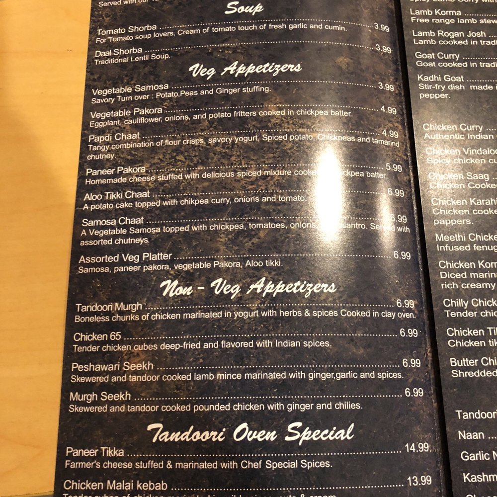 Punjabi Junction - Menu Page 1 - Indian Near Me - Sterling, Virginia