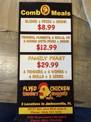 Menu photo 3 Flyed Chicken Jacksonville, FL Menu photo 3 Flyed Chicken Jacksonville, FL