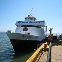 American Instant Signs - Alcatraz Cruise Ships all use cut and printed vinyl from American Instant Signs, Pasadena CA.