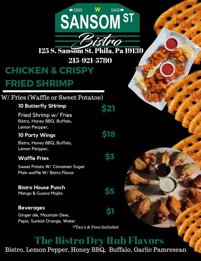 SANSOM STREET BISTRO Updated June 2024 125 S 55th St, Philadelphia