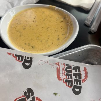 Stuffed Enuff - Marry me sauce. I requested they put it on the wings but the kitchen forgot and later gave us a side of the sauce instead - Soul Food Near Me - Reynoldsburg, Ohio Stuffed Enuff - Marry me sauce. I requested they put it on the wings but the kitchen forgot and later gave us a side of the sauce instead - Soul Food Near Me - Reynoldsburg, Ohio