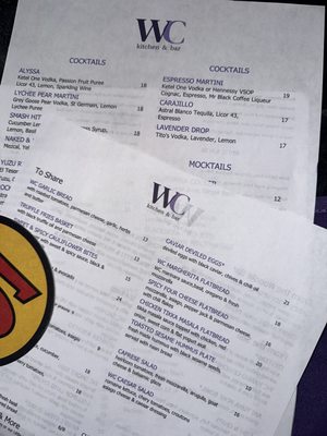 Menu photo 8 WC kitchen & bar Walnut Creek, CA Menu photo 8 WC kitchen & bar Walnut Creek, CA