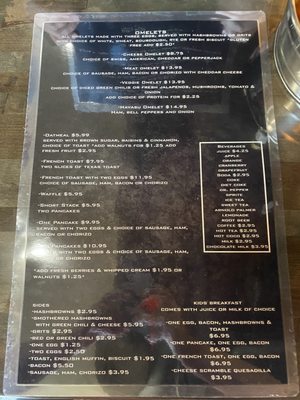 Menu photo 3 Northside Grill Lake Havasu City, AZ