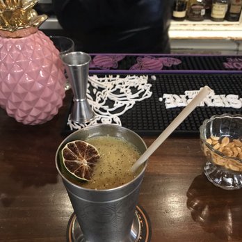 Barber & Booze - Passion fruit drink - Barbers Near Me - Puerto Vallarta, JAL
