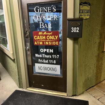 Gene's Oyster Bar - Front door - Seafood Near Me - Panama City, Florida Gene's Oyster Bar - Front door - Seafood Near Me - Panama City, Florida