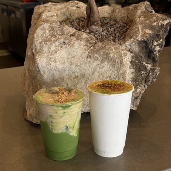 Brew Story - banana matcha, creme brulee matcha - Coffee & Tea Near Me - Huntington Beach, California Brew Story - banana matcha, creme brulee matcha - Coffee & Tea Near Me - Huntington Beach, California