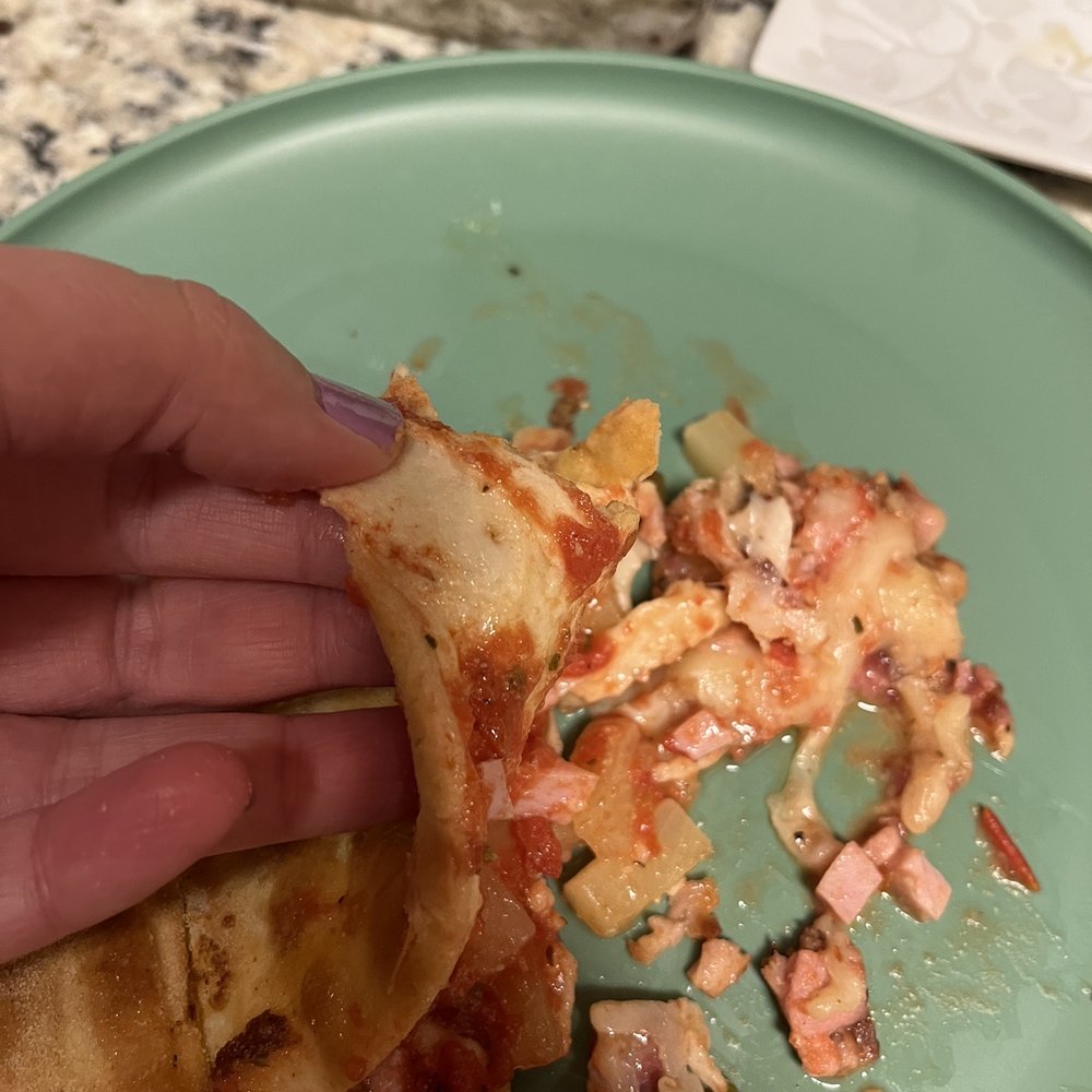 SIR Nick's Pizza - The raw dough from the center of the pizza. - Pizza Near Me - Carol Stream, Illinois SIR Nick's Pizza - The raw dough from the center of the pizza. - Pizza Near Me - Carol Stream, Illinois