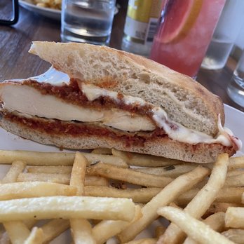 Pigzza - Chicken parm sandwich and fries - Pizza Near Me - Orlando, Florida Pigzza - Chicken parm sandwich and fries - Pizza Near Me - Orlando, Florida