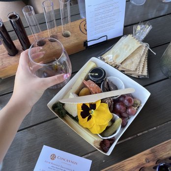 Concannon Vineyard - The charcuterie box add on! - Wine Tasting Room Near Me - Livermore, California