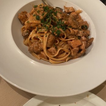 Aliotta's Via Firenze - I can't remember the name! Chicken and sausage pasta. - Italian Near Me - Torrance, California