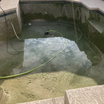 AZ Veteran Pools - Before the cleaning - Pool Cleaners Near Me