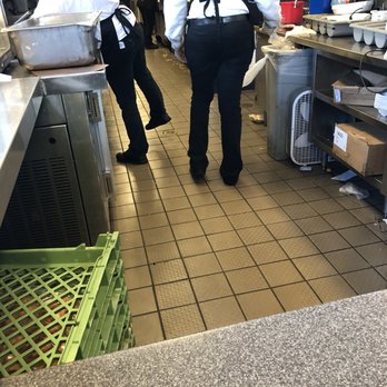 Steak ’n Shake - Worker on right was usually just standing around. Fries all over floor - Fast Food Near Me - Davie, Florida