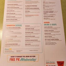 Village Inn - April 2023: Menu Page 2 of 2
