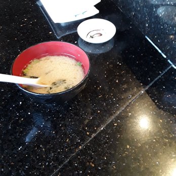 Kanpai Sushi - miso soup included with meals - Sushi Bars Near Me - Antioch, California