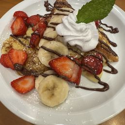 Strawberry Banana Nutella® Crepes or you can do conchas. Strawberry Banana Nutella® Crepes or you can do conchas.