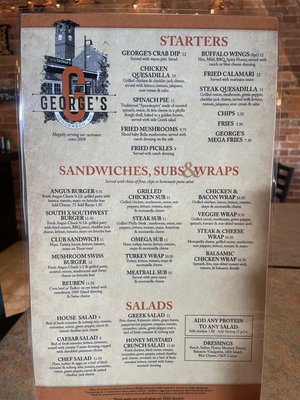 Menu photo 5 George's Henderson, NC Menu photo 5 George's Henderson, NC