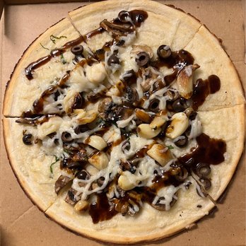 MOD Pizza - Gluten free crust pizza with a tragically small amount of toppings - Pizza Near Me - Los Angeles, California