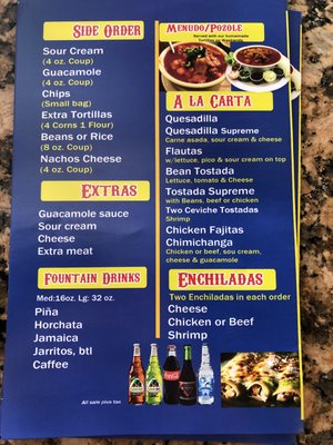 Menu photo 3 Rito’s Mexican Food Vista, CA