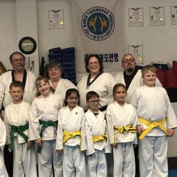 Mid-Cape Tae Kwon Do - Many happy faces after testing for new belt
Congratulations
