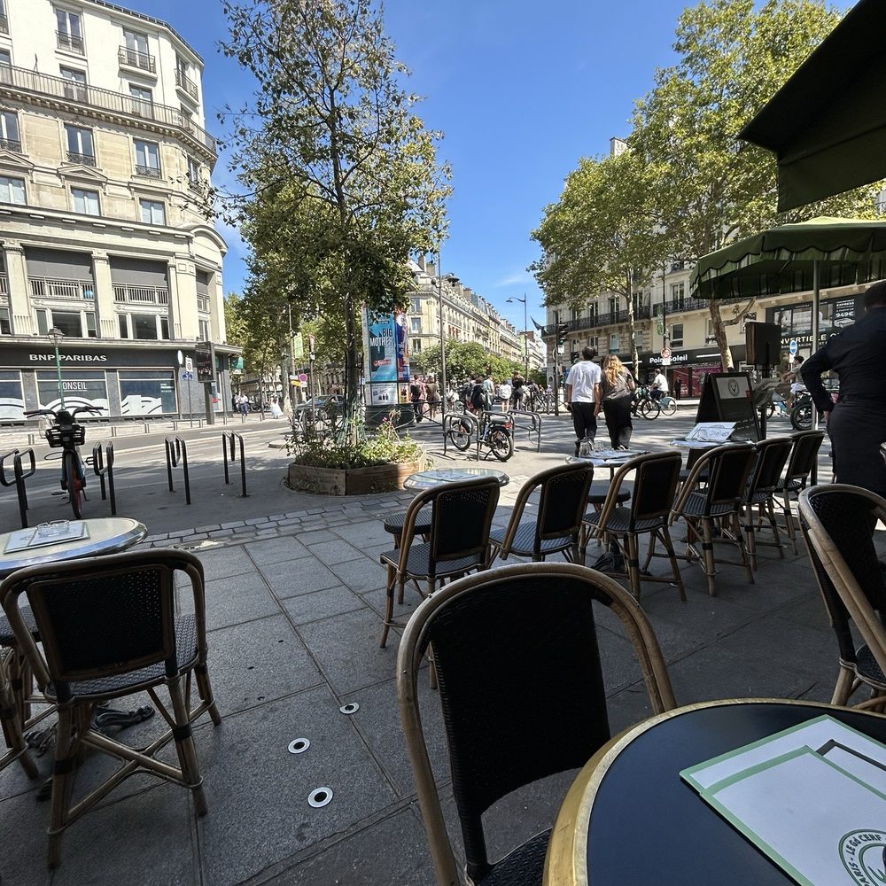 Le Grand Cerf - View from our table. - Bars Near Me - Paris, 75
