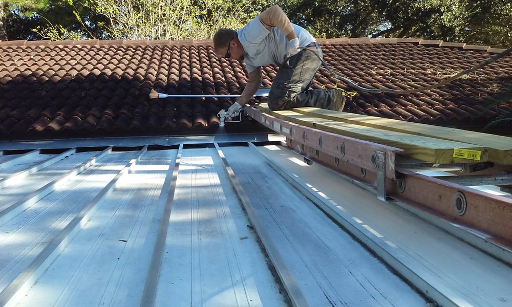 Slide of All Weather Insulated Roof Coating Services