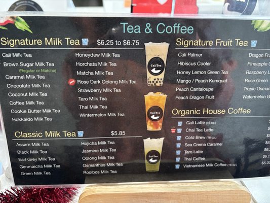 Menu photo 2 CaliTea - San Diego San Diego, CA Menu photo 2 CaliTea - San Diego San Diego, CA