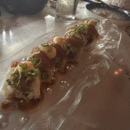 The soft shell crab with tuna roll special - Yum!!! The soft shell crab with tuna roll special - Yum!!!