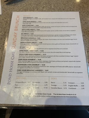 Menu photo 4 Pond House Cafe West Hartford, CT Menu photo 4 Pond House Cafe West Hartford, CT