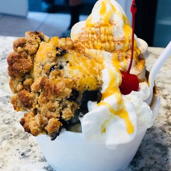 The O G Creamery - Blueberry cobbler sundae - Desserts Near Me - Ocean Gate, New Jersey The O G Creamery - Blueberry cobbler sundae - Desserts Near Me - Ocean Gate, New Jersey