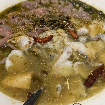 B2J Fish Soup - Wagyu beef/fish small bowl - Szechuan Near Me - Plano, Texas