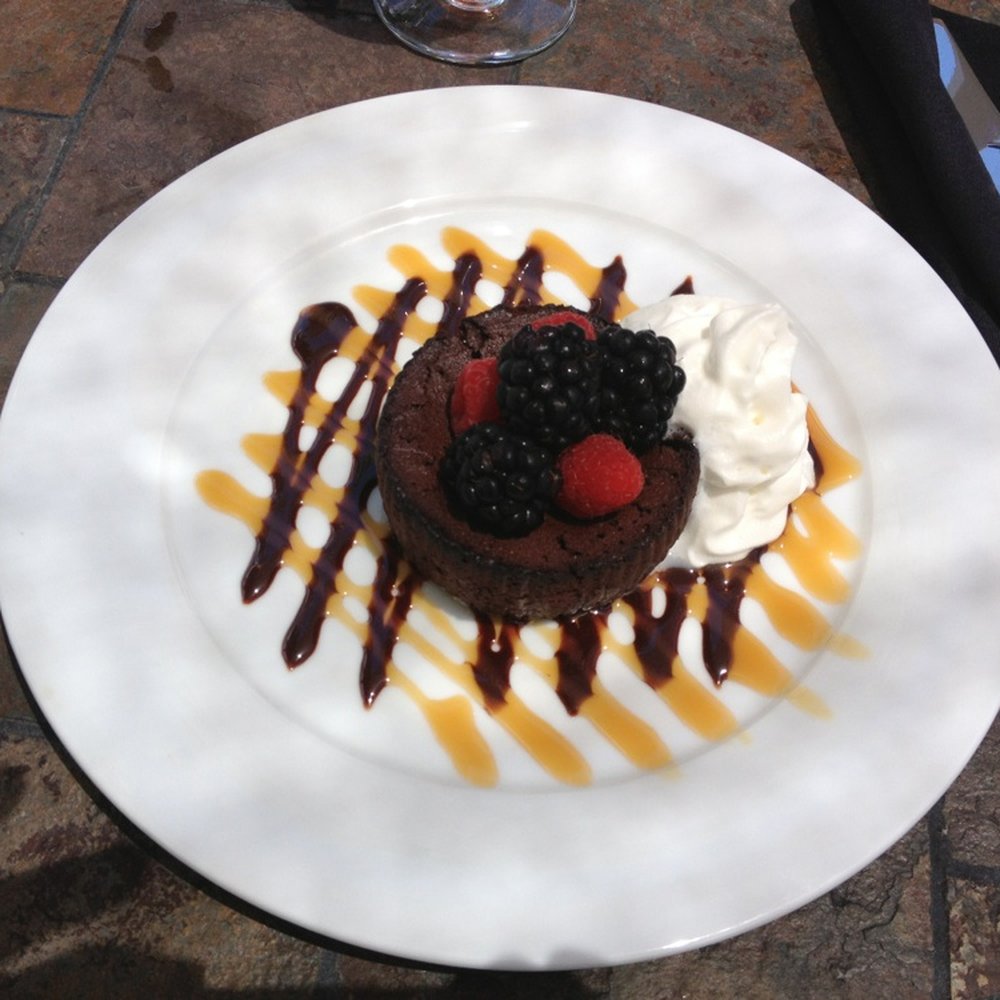 Chocolate lava cake..