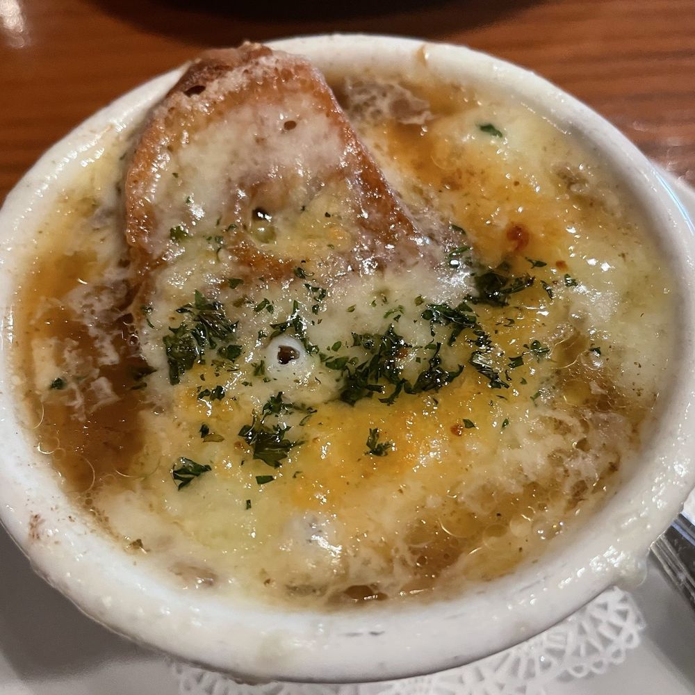 Cedar Creek Inn - French onion soup - New American Near Me - Brea, California Cedar Creek Inn - French onion soup - New American Near Me - Brea, California