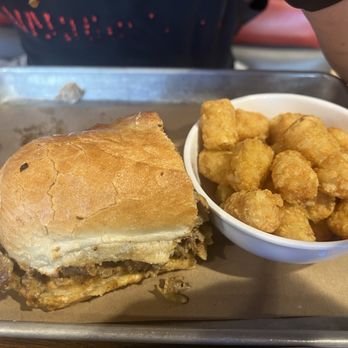 ZEPS EPIQ Sandwiches - Half Pueblo cheesesteak and bacon jalepeno cheddar tots - Sandwiches Near Me - Denver, Colorado ZEPS EPIQ Sandwiches - Half Pueblo cheesesteak and bacon jalepeno cheddar tots - Sandwiches Near Me - Denver, Colorado