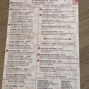 Breezy - Breakfast & Brunch Near Me - San Juan Capistrano, California