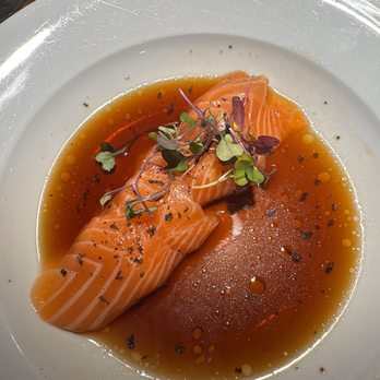 Komé - Salmon with ponzu and truffle sauce - Sushi Bars Near Me - Dallas, Texas
