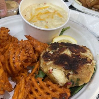 Rex's Seafood and Market - Jumbo lump crab cake - Seafood Near Me - Dallas, Texas Rex's Seafood and Market - Jumbo lump crab cake - Seafood Near Me - Dallas, Texas