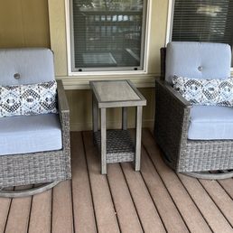 Patio chair set