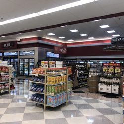 Ingles Market - Alcohol section so large that I couldn't get it all in the picture