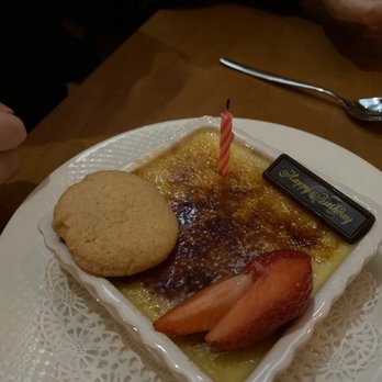 Soby's - Birthday Vanilla Bean Creme Brûlée - New American Near Me - Greenville, South Carolina