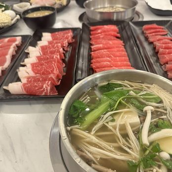 Kim Shabu - House soup is very yummy! - Korean Near Me - Houston, Texas Kim Shabu - House soup is very yummy! - Korean Near Me - Houston, Texas