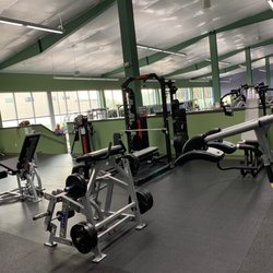 Just part of the cardio room with KEISER equipment.