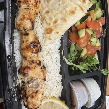 Luna Grill Eastlake - Garlic Chicken Kabob Plate - Mediterranean Near Me - Chula Vista, California Luna Grill Eastlake - Garlic Chicken Kabob Plate - Mediterranean Near Me - Chula Vista, California