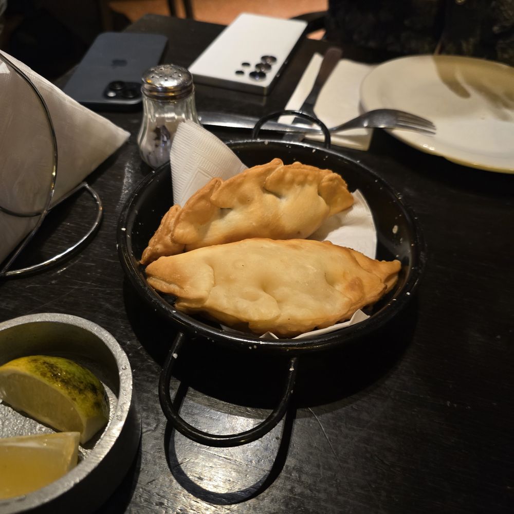 Perón Perón RestoBar - Chicken Empanada + Ossobuco Empanada - Argentine Near Me - Buenos Aires, C