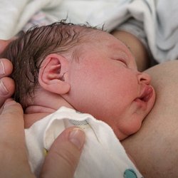 Amy's Doula Care - Beautiful baby only a few moments old